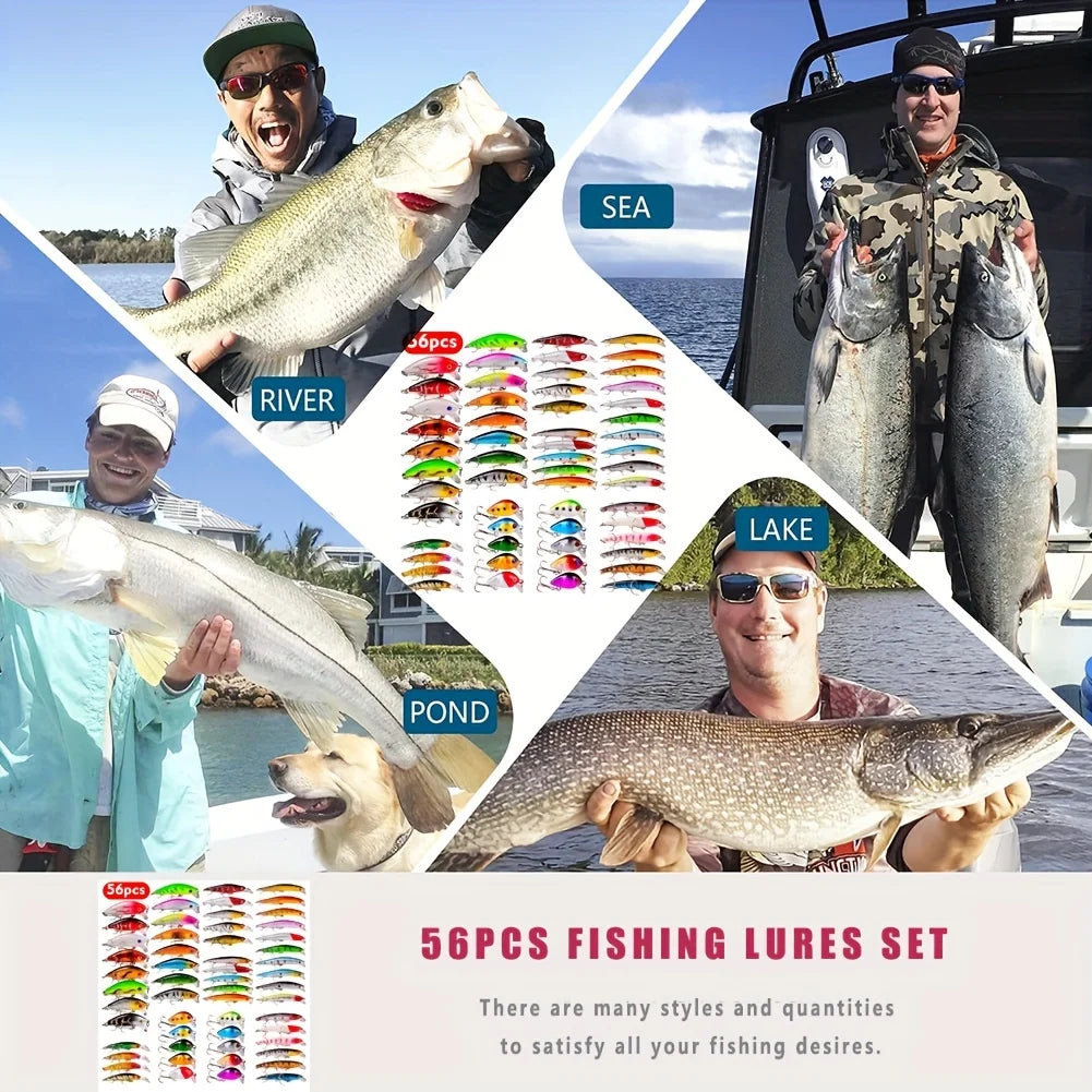 56 Pieces/lure Set