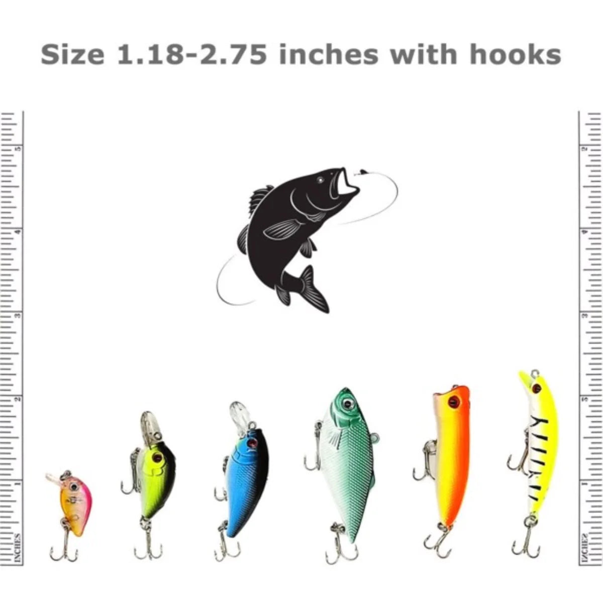 30PCS Fishing Lures