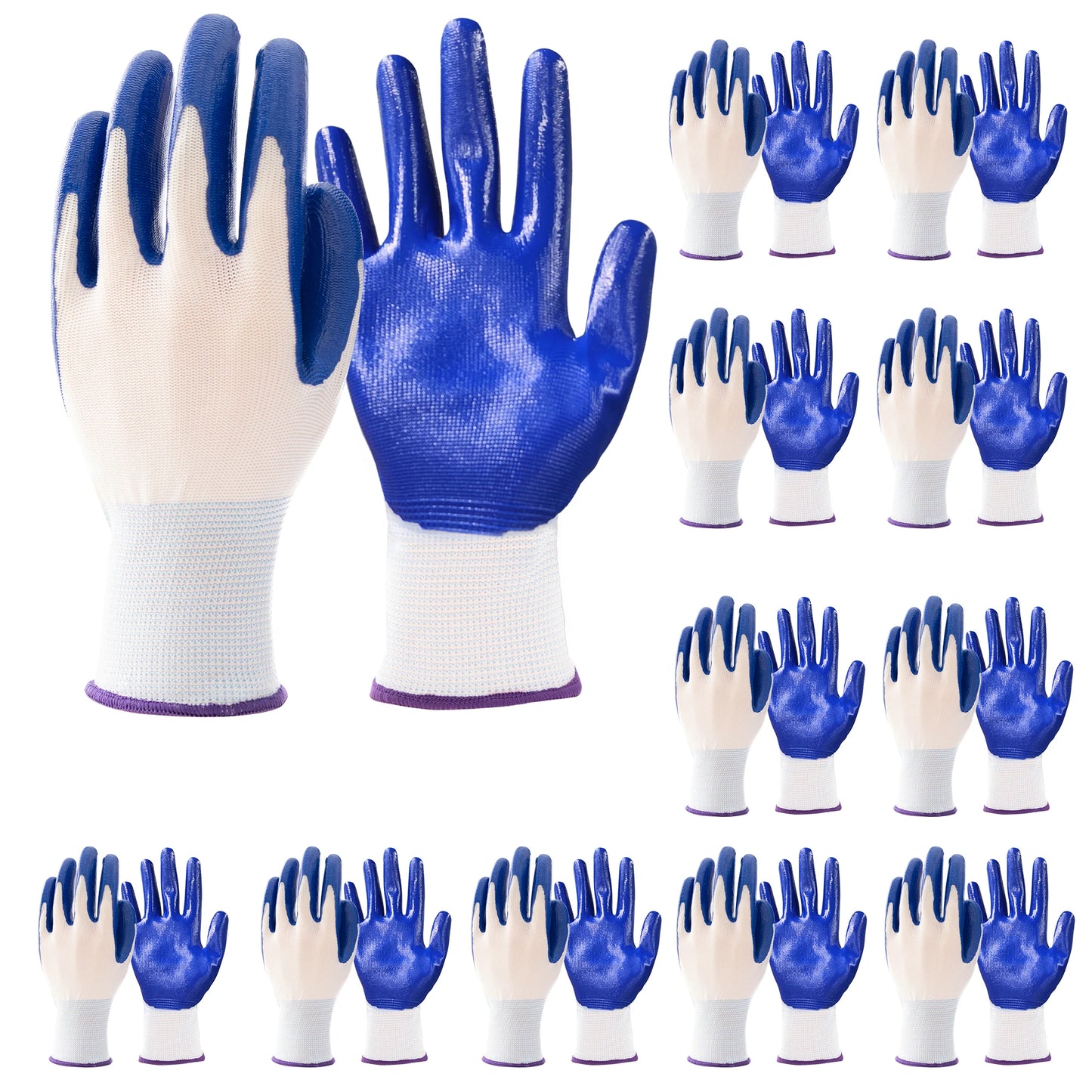 12-Pack Nitrile  Gloves
