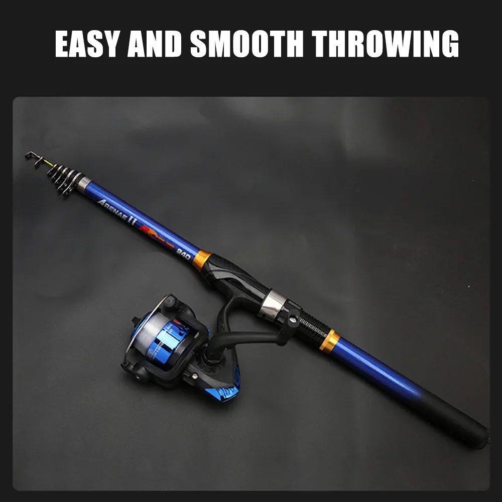 Telescopic fishing rod