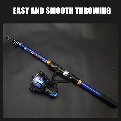 Telescopic fishing rod