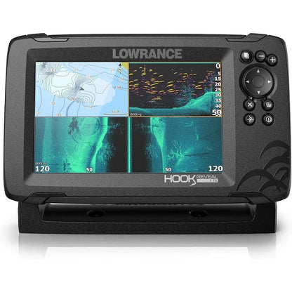 Lowrance HOOK Reveal 5", 7" and 9" Fish Finders with Transducers