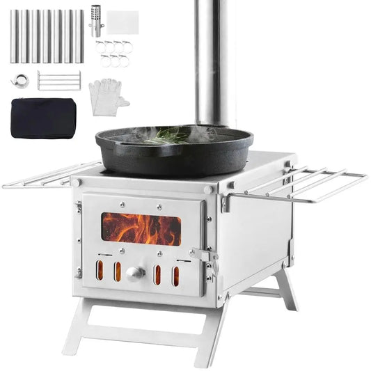 Stainless Steel Wood Stove