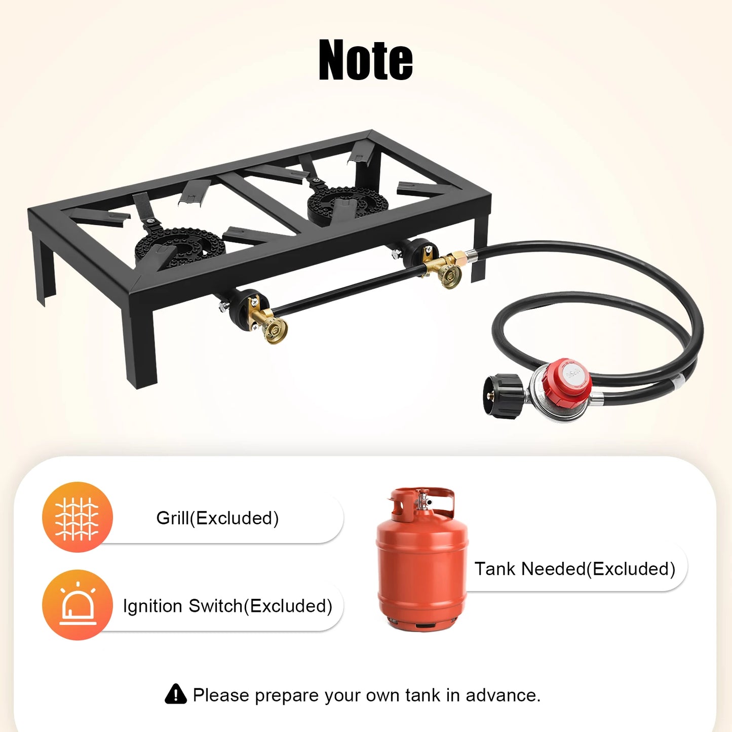 Camping Double Burner Stove