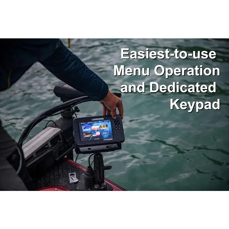 Lowrance HOOK Reveal 5", 7" and 9" Fish Finders with Transducers