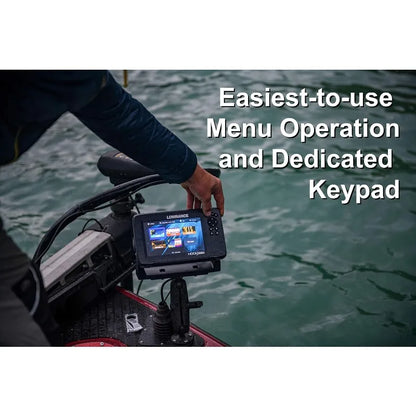 Lowrance HOOK Reveal 5", 7" and 9" Fish Finders with Transducers