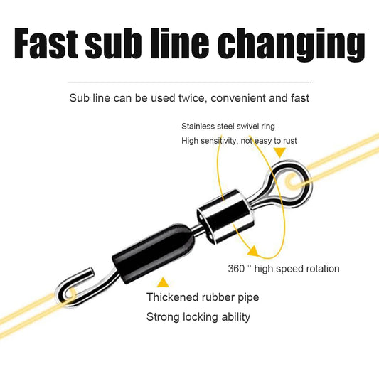 50pcs Fishing Connector