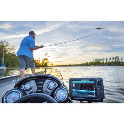 Lowrance HOOK Reveal 5", 7" and 9" Fish Finders with Transducers