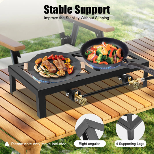 Camping Double Burner Stove
