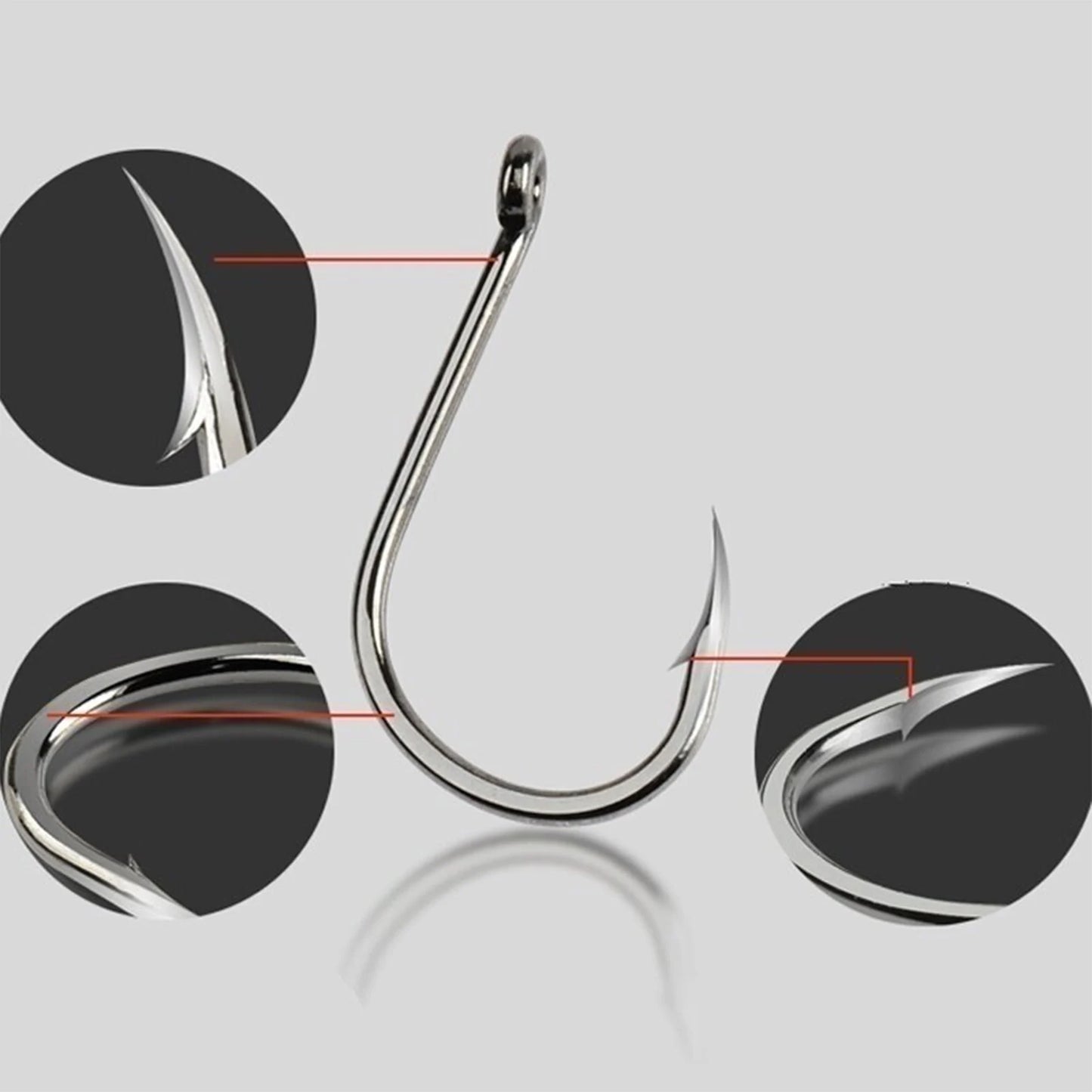 100PCS Fishing Hooks