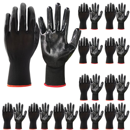 12-Pack Nitrile  Gloves